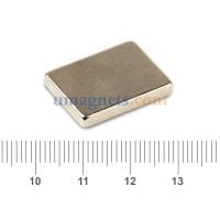 Visione alternativa di 5magneti al neodimio N35 a blocchi forti, 20 mm x 15 mm x 3 mm, con terre rare, a forma di cuboide