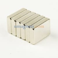 20Magneti al neodimio per terre rare N35 da 15 mm x 15 mm x 5 mm, super resistenti, a forma di cuboide, giocattolo