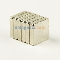 20Magneti al neodimio per terre rare a forma di cuboide super resistente N35 mm x 20 mm x 5 mm