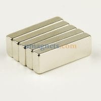 30Magneti al neodimio per terre rare a blocco cubico quadrato super resistente N35 da mm x 10 mm x 5 mm