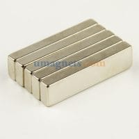Alternativ syn på 40mm x 10mm x 5mm Neodymium Block Magnets N35 Strong Rare Earth Rectangular Magnets 40x10x5mm Home Depot Magnet