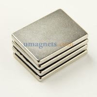 40mm x 30mm x 4mm N35 Super Strong Block Craft Rare Earth Neodymium Magnets