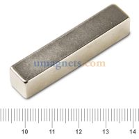 50mm x 10mm x 10mm N50 Super Strong Block magnete terra rara magneti al neodimio di grandi dimensioni rettangolari (50x10x10mm)
