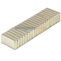 5magneti al neodimio N35 robusti, 20 mm x 10 mm x 4 mm, per terre rare, al neodimio