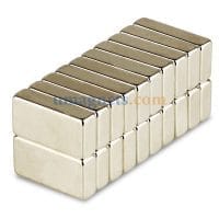 5magneti al neodimio N35 robusti, 20 mm x 12 mm x 5 mm, per terre rare, al neodimio