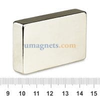 Alternative view of 50mm x 30mm x 10mm N35 Super Strong Block Rare Earth Neodymium Magnets