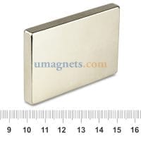 Alternative view of 60mm x 40mm x 7mm N35 Super Strong Block Rare Earth Neodymium Magnets powerful magnets for sale