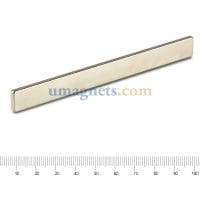 Visione alternativa di 100mm x 10 mm x 3 mm N35 Super Strong Block Magneti al neodimio per terre rare Magnete più potente