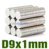 9mm x 1mm neodymium disc magnets