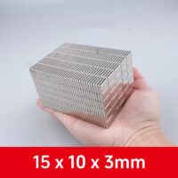 Alternativ syn på 15mm x 10mm x 3mm N35 Strong Rare Earth Neodymium Block Magnets Neodymium Magnets Sale Amazon (10 Packa)