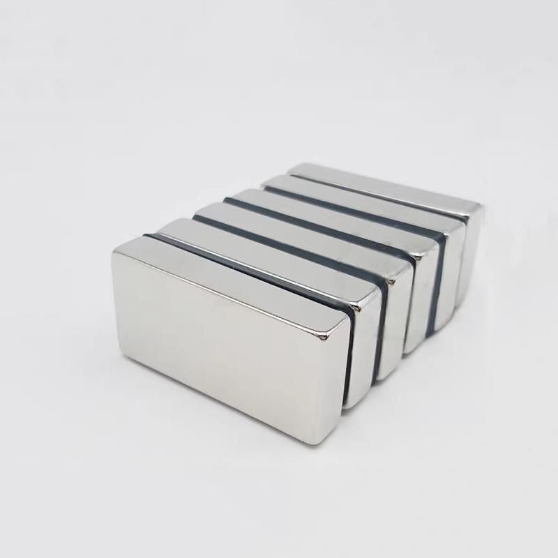 50mm x 25mm x 10mm Thick Neodymium Block Magnets N38 Strong 50x25x10mm Rare Earth Rectangular Magnet Sale - Bild 2