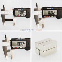 magneti al neodimio 30 mm x 10 mm x 10 mm