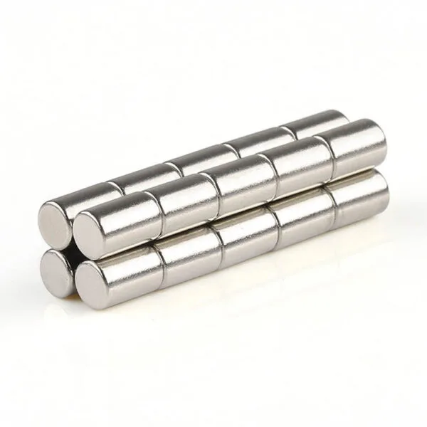 4mm x 6mm Neodymium Cylinder Magnet N35 Strong Round Rare Earth Rod Magnets 4x6mm Fridge Magnets Sale - صورة 3