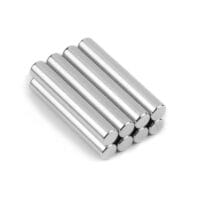 4mm x 28mm Neodymium Rod Magnets N35 Strong Round Rare Earth Cylinder Magnets Sale 4x28mm (10 Pack)