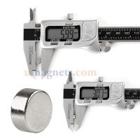 6mm dia x 3mm thick Tiny Strong Magnets