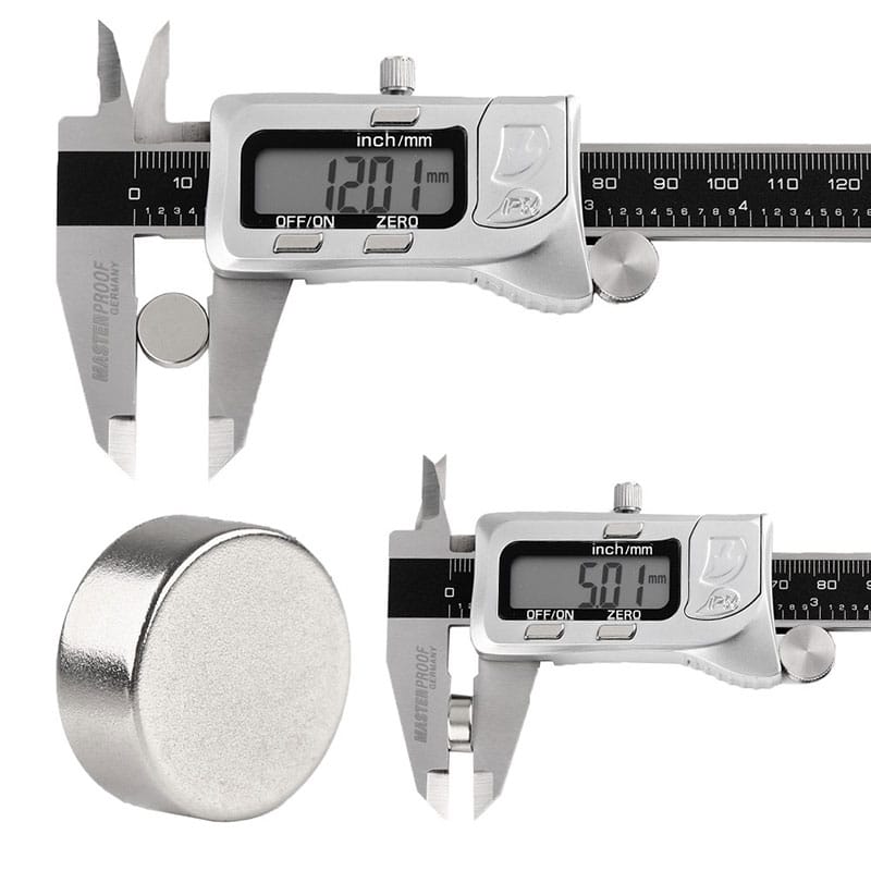N35 Neodymium Magnets - Round Disc Super Strong Rare Earth Magnets, Nickel Coated
