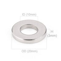 Alternativt syn på 20mm x 10mm x 3mm N35 Strong Neodymium Ring Magnet Rare Earth Donut/Tube Magnet Where Can I Buy Magnets (5 Pakke)