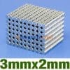 3mm x 2mm Neodymium Disc Magnets N35 Strong Rare Earth Cylinder Magnets 3x2mm Round Magnets For Sale