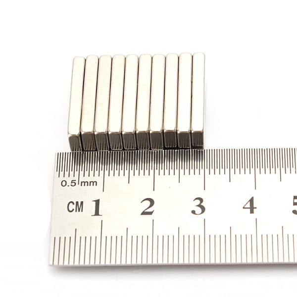 10PCS 20x10x3mm Hole 4mm Neodymium Magnets Rare Earth Magnet Nickel Coated - 画像 2