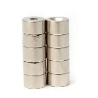 の代替ビュー 10pcs N50 7mmx4mm Hole 2mm Disc Rare Earth Neodymium Magnets Countersunk Hole Nickel Plated