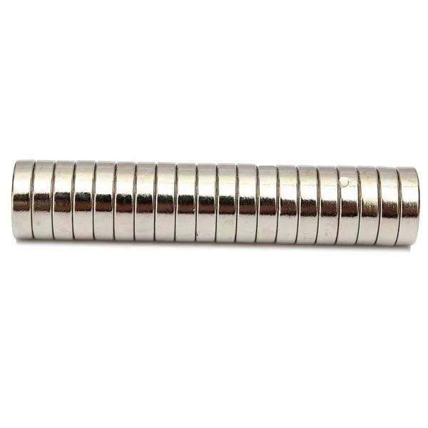 20pcs N50 15mm x 4mm with 4mm Hole Strong Round Neodymium Magnets Countersunk Ring Nickel Plated - Immagine 3