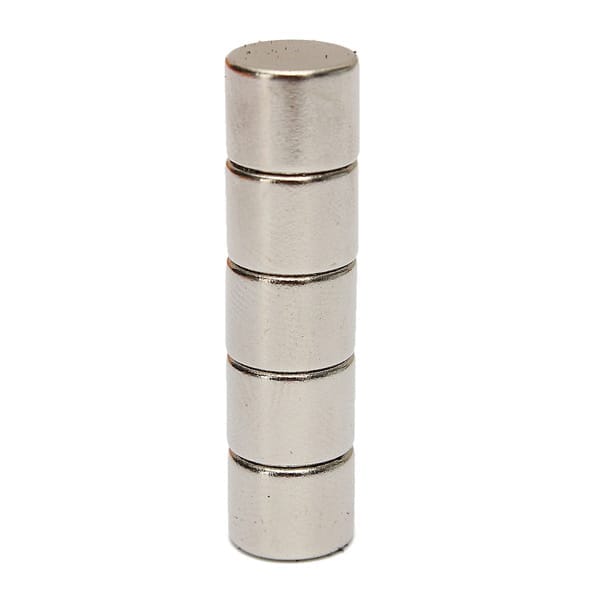 10mm x 8mm N42 Strong Round Disc Cylinder Toy Tool Rare Earth Neodymium Magnets Nickel Plated Magnetic Disc - Bild 5