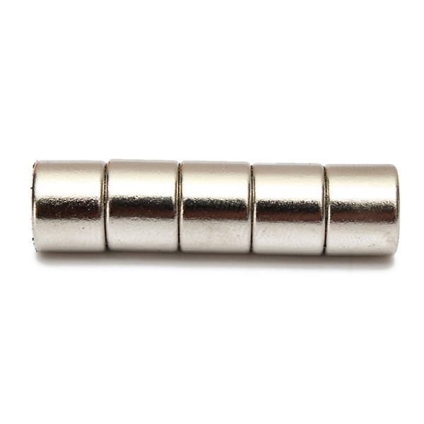 10mm x 8mm N42 Strong Round Disc Cylinder Toy Tool Rare Earth Neodymium Magnets Nickel Plated Magnetic Disc - Bild 4