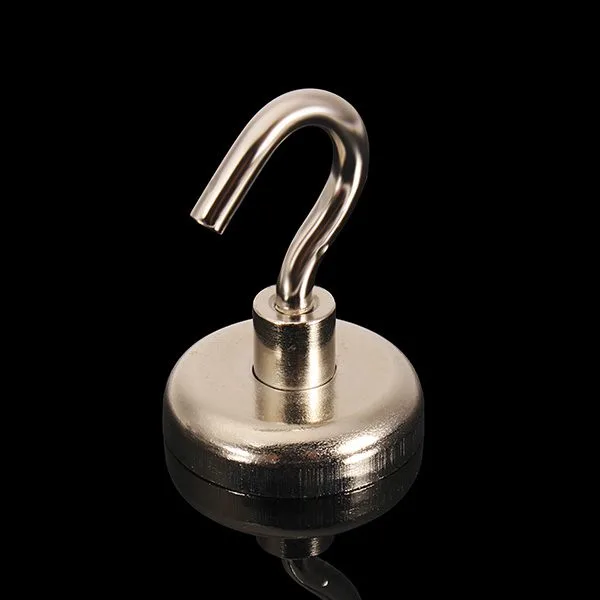 N35 32xmm Hook Pot Magnet Strong Neodymium Magnet Salvage Tool
