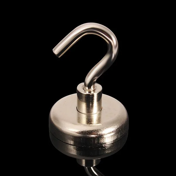 N35 32xmm Hook Pot Magnet Strong Neodymium Magnet Salvage Tool - Image 2