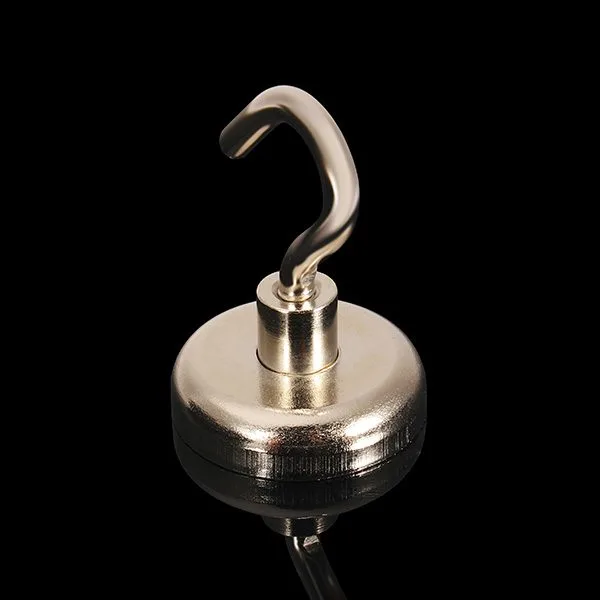 N35 32xmm Hook Pot Magnet Strong Neodymium Magnet Salvage Tool - Image 3
