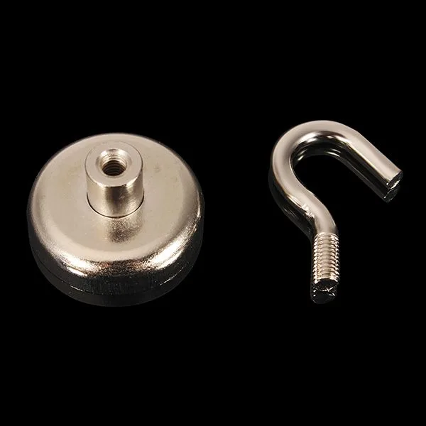 N35 32xmm Hook Pot Magnet Strong Neodymium Magnet Salvage Tool - Image 7