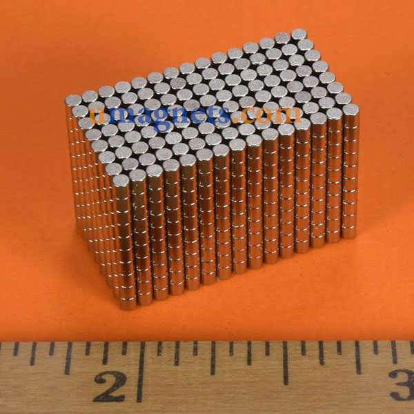 ネオジムディスク磁石は、x 1ミリメートルを1mmの