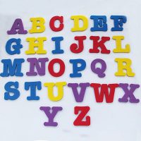 Calamita da frigo 26 Lettere numeri giocattolo educativo del bambino