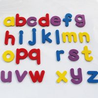 A-Z Litery Drewniane Magnesy na lodówkę zestaw edukacyjne dla niemowląt
