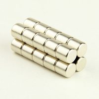 6mm X 6mm N35 Strong Disc Cylinder Round Rare Earth Neodymium Magnets Nickel Plated 6mm Magnets