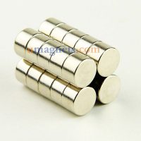 10mm X 6mm N35 Strong Power Cylinder Round Disc Rare Earth Neodymium Magnets Nickel Plated High Power Magnet