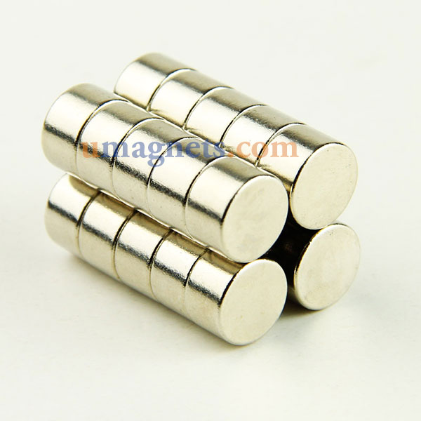 Large Strong Neodymium Magnet 20mm dia x 15mm N35 Disc Cylinder 2 pack