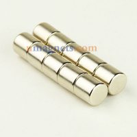 10mm X 10mm N35 Strong Cylinder Round Rare Earth Neodymium Magnets Nickel Plated Magnets Amazon