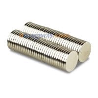 12mm X 1.5mm N35 Strong Disc Rare Earth Neodymium Magnets Nickel Plated Magnets For Refrigerators