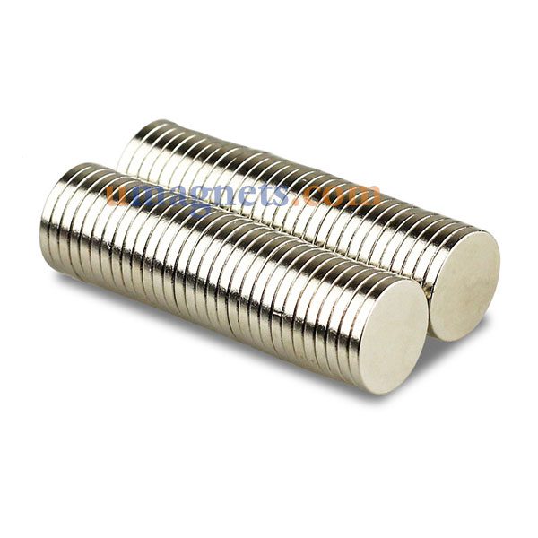 12mm X 1.5mm N35 Strong Disc Rare Earth Neodymium Magnets Nickel Plated Magnets For Refrigerators