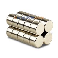 12mm x 8mm N35 Strong Round Disc Fridge Rare Earth Neodymium Magnets Nickel Plated Walmart Magnets