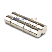 12mm x 12mm N35 Super Strong Round Disc Cylinder Rare Earth Neodymium Magnets Nickel Plated 12mm Magnet