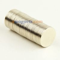 14mm X 1mm N35 Super Strong Magnet Round Slice Disc Rare Earth Neodymium Magnets Nickel Plated Ultra Thin Magnets