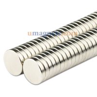 14mm x 3mm N35 Strong Round Long Cylinder Bar Magnets Rare Earth Neodymium Nickel Plated Where To Buy Small Flat Magnets