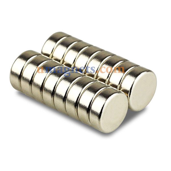 14mm x 5mm N35 Super Strong Runde Cylinder Disc Rare Earth Neodym magneter forniklet Køkken magneter