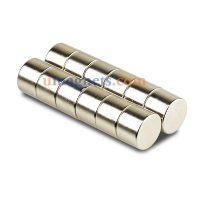 14mm x 10mm N35 Super Strong Round Cylinder Disc Rare Earth Neodymium Magnets Nickel Plated Magnetic Disk
