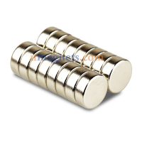 15mm x 4mm N35 Strong Round Disc Rare Earth Neodymium Magnets Nickel Plated Mini Fridge Magnets