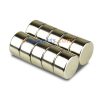 18mm x 10mm N35 Super Strong Round Circular Cylinder Rare Earth Neodymium Magnets Nickel Plated Coated Magnets