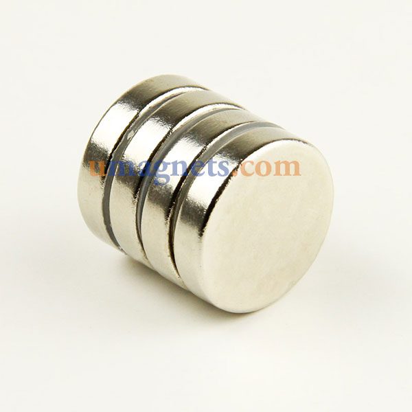 22mm x 5mm N35 Sterke ronde schijf Rare Earth Neodymium magneten vernikkelde magneet voor Crafts