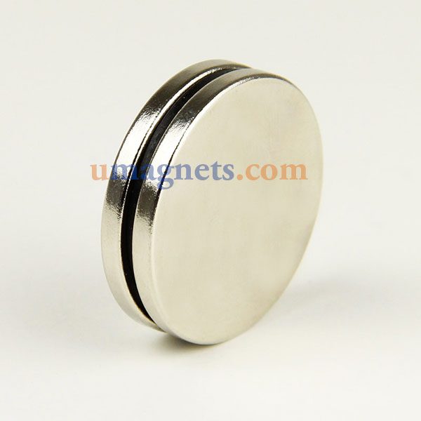 04040238magnets30mm x 2mm N35 Round Circular Cylinder Rare Earth Neodymium Magnets Nickel Plated Ultra Strong Magnets